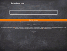 Tablet Screenshot of boiteabazar.com